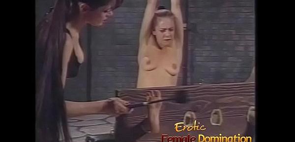  Beautiful slave girl experiences a whole new level of pain